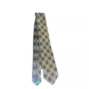Ted Baker Italy Silk Tie In Blue Color (Width 3in).
